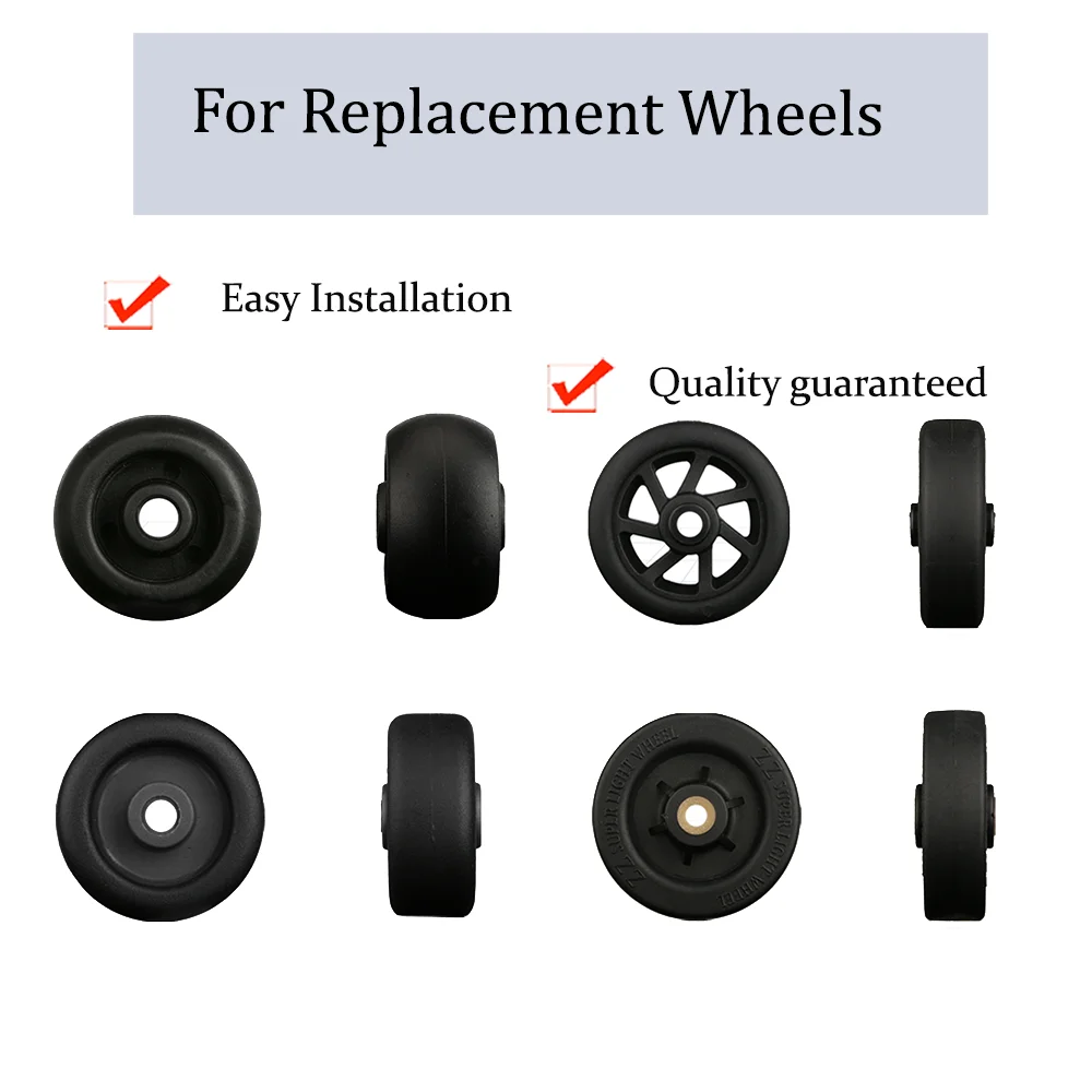 Degree Rotation AK01 Suitcase Single Wheel Replacement Luggage Caster Trolley Case Repair Roller Wear Resistant Accessory