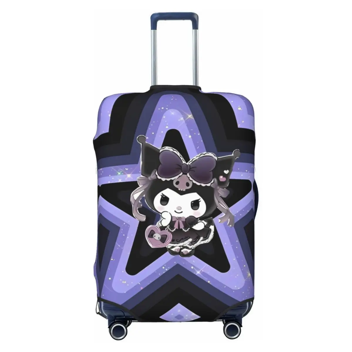

Anime Cartoon Kuromi Suitcase Cover Elastic Business Protector Luggage Supplies Flight