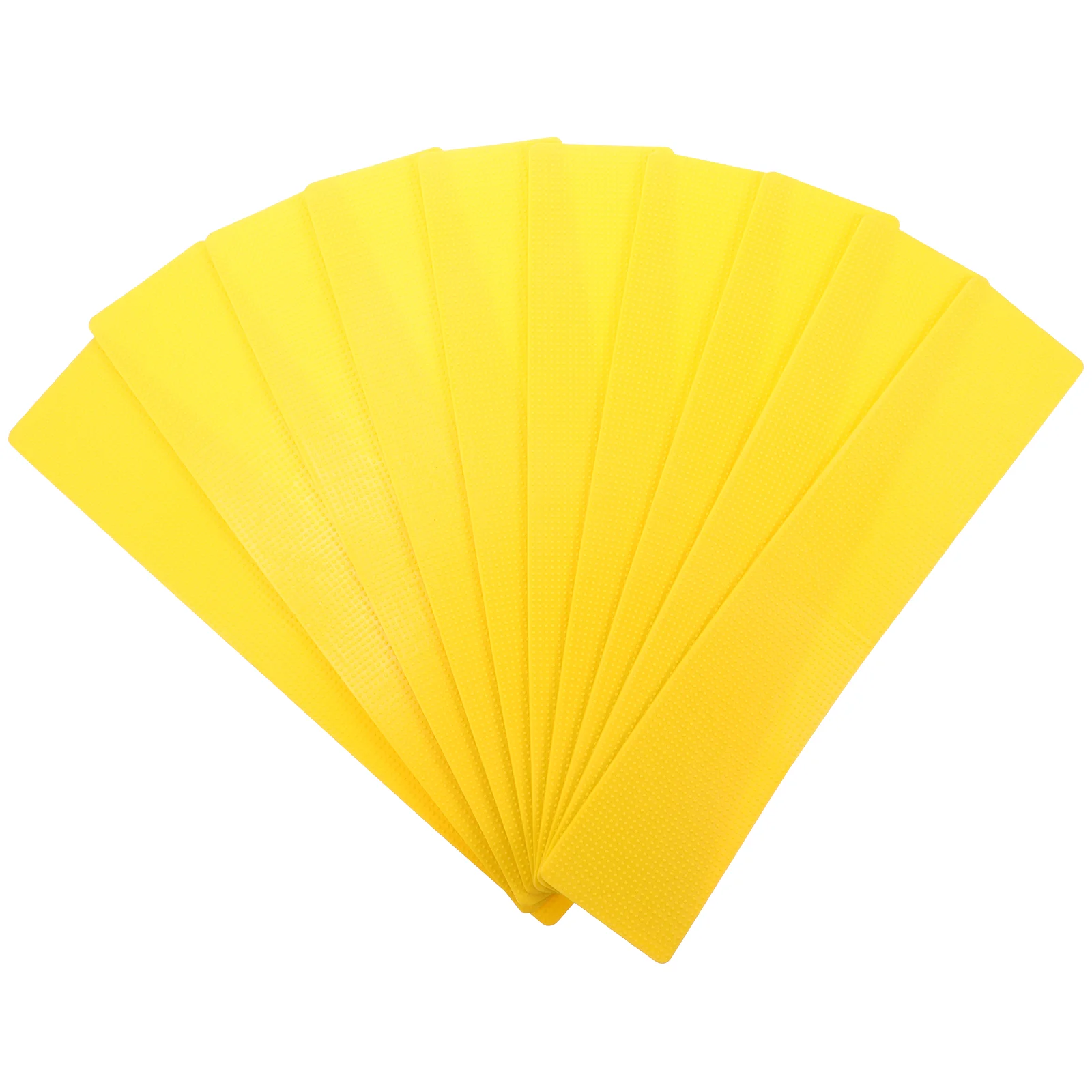 Yellow 10Pcs Flat Marker Tennis Court Marker Sports Supplies Basketball Court Marking Kit Football Training Signs Gym Sign