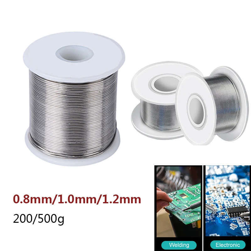 

Solder Wire Rosin Core Tin Solder Wire Soldering Welding Flux 1.5-2.0% Iron Wire Reel 200/500g Diamater 0.8 1.0 1.2mm