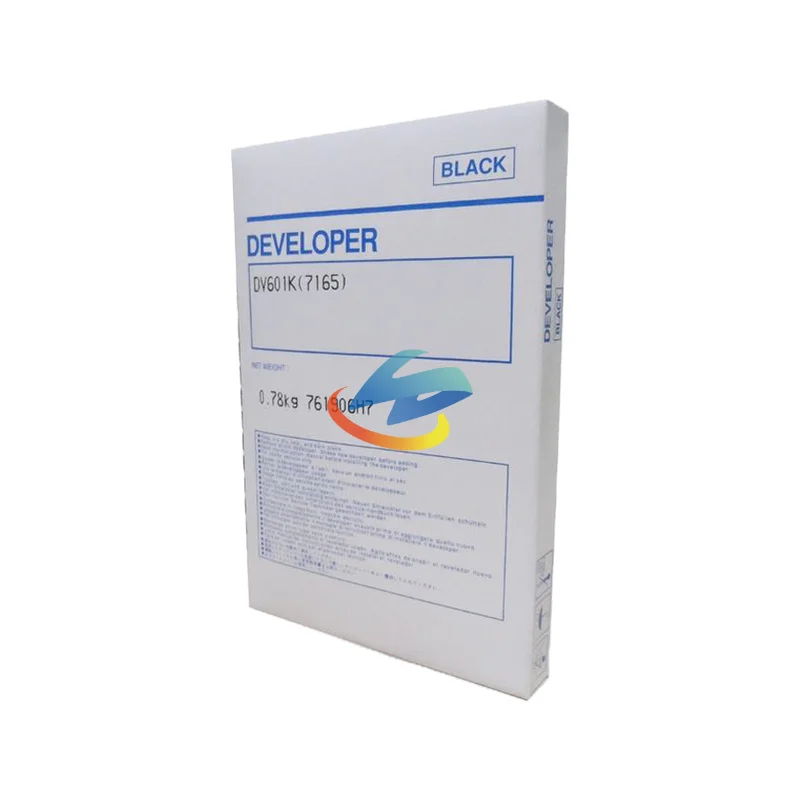 1PCS DV601 Original Developer Powder for Konica Minolta Bizhub BH 500 601 750 K 7165 7155 7255 7272 Black 1000g/bag Developer