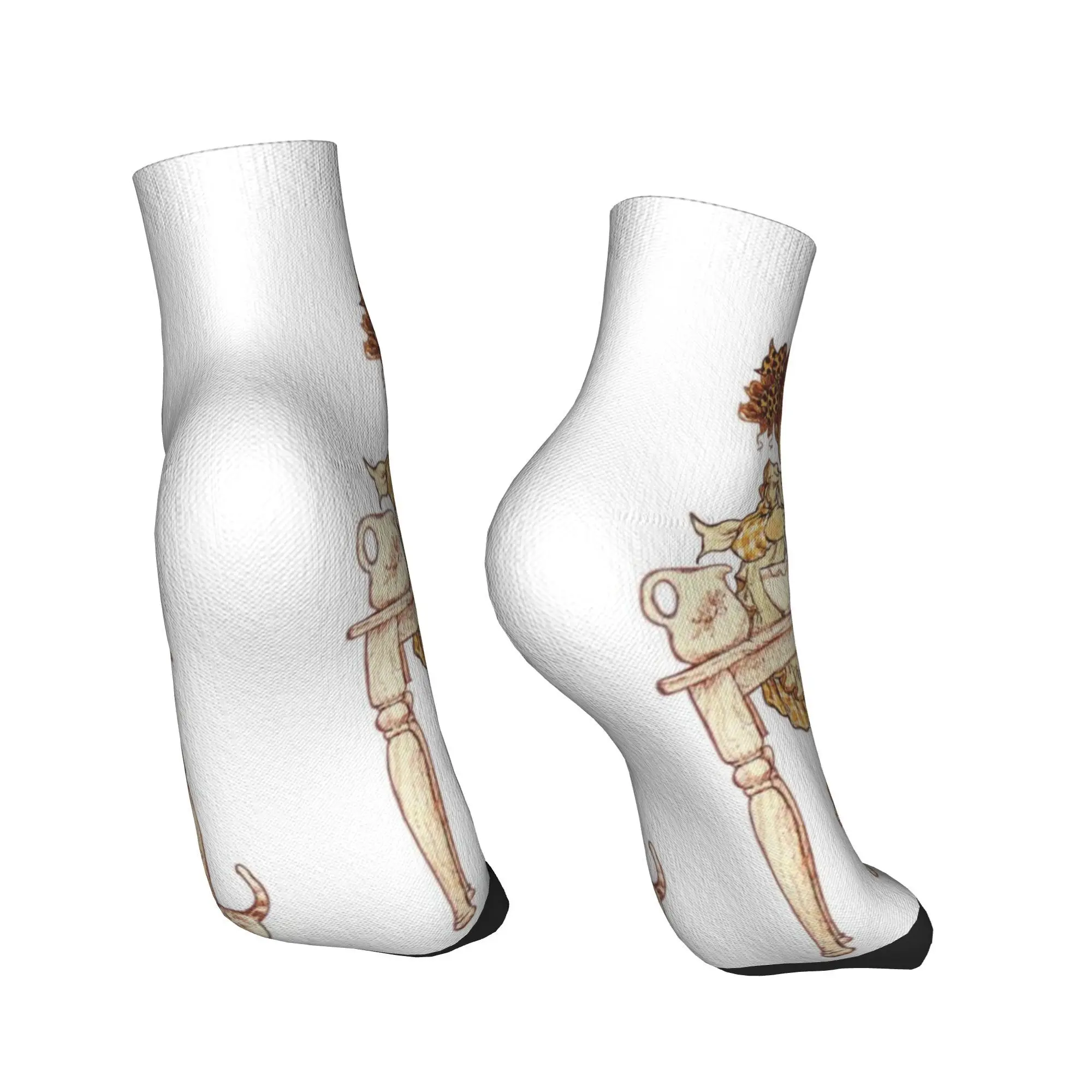 Todas as estações sarah kay swing menina meias harajuku super macio tripulação meias hip hop para presentes das mulheres dos homens