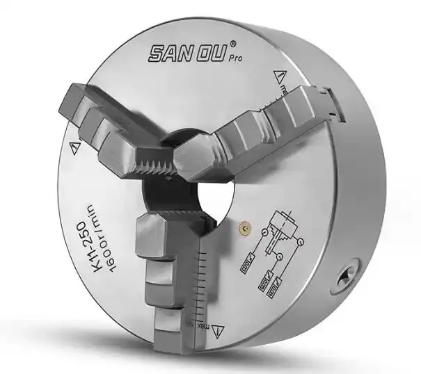 

SANOU Adjustable Three Jaw Self Centring Chucks K11-250 Lathe Chuck 3 Jaw Chuck for Lathe Machine
