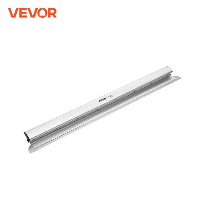 VEVOR Drywall Skimming Blade 48 inch Smoothing Knif Stainless Steel Blade & Aluminum Alloy Body Professional Skim Coat Tools