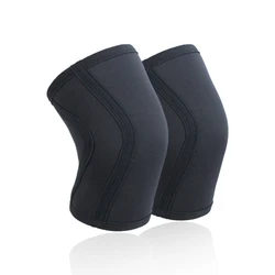 1 paio Squat 7mm ginocchiere supporto per ginocchiere uomo donna palestra sport compressione ginocchiera in Neoprene per sollevamento pesi CrossFit