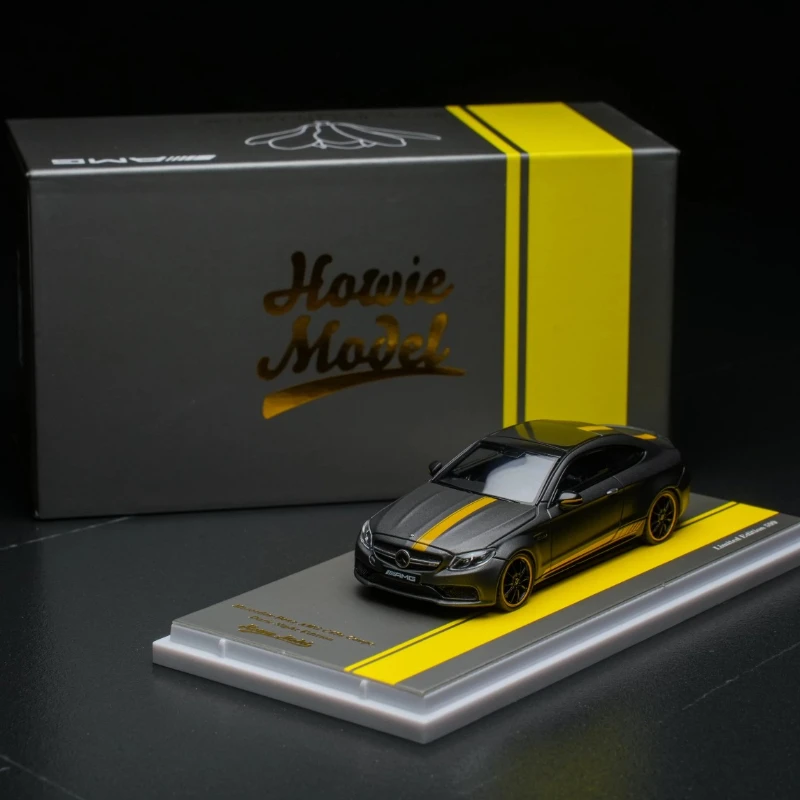 1:64 C63S coupeW205 Limited Edition миниатюрная модель автомобиля из сплава finale на выставке Фошань, игрушка на заказ