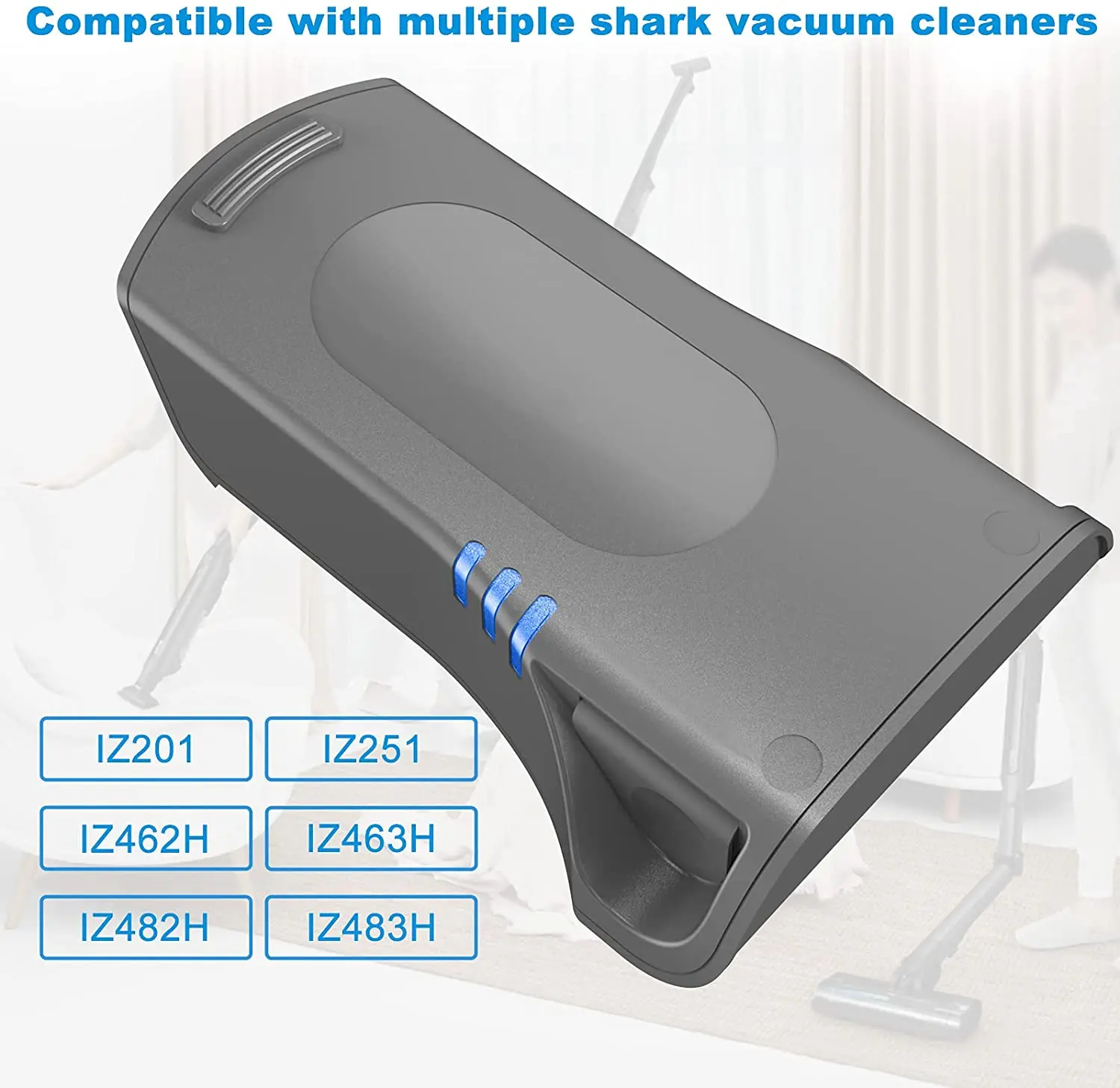 3500mAh 25.2V for Shark Battery  XSBT700 XSBT750 IZ462H IZ463H IZ201 IZ251 IZ482H IZ483H Cordless Vacuum Cleaners Battery