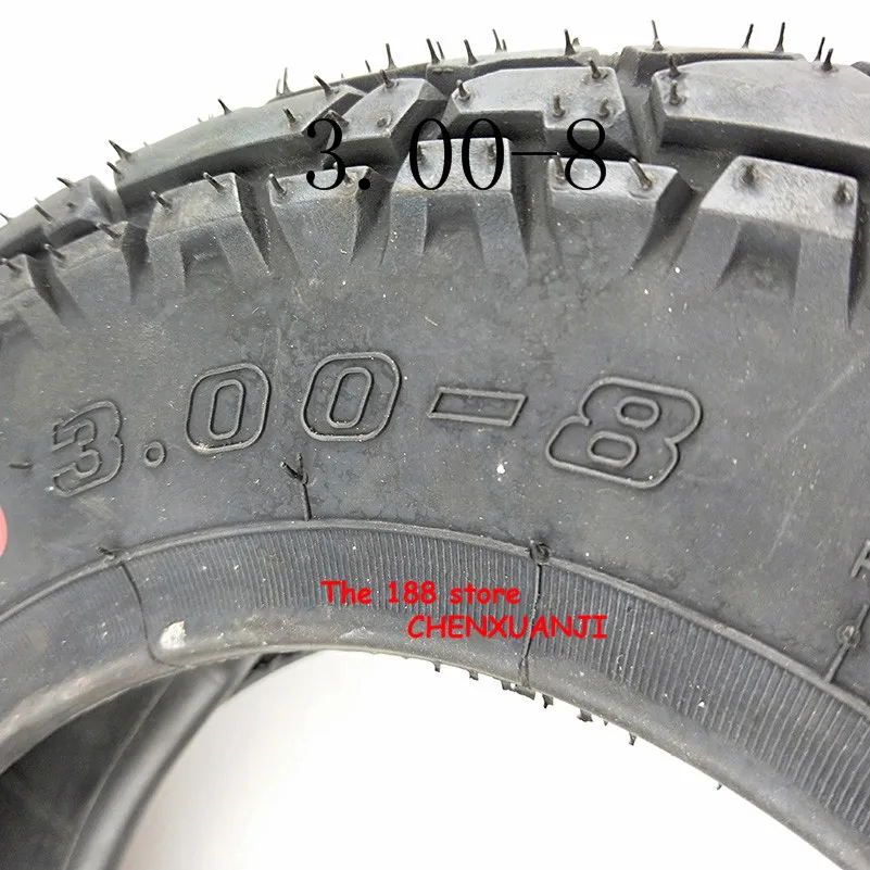 High Quality 3.00-8 / 300-8 Tire  Inner Tube 4PR Tyre Fits Gas and Electric Scooters Warehouse Vehicles Mini Motorcycle