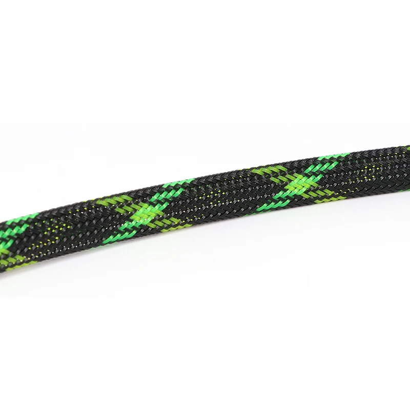 Multicolor PET Insulated Braid Sleeving for Cables
