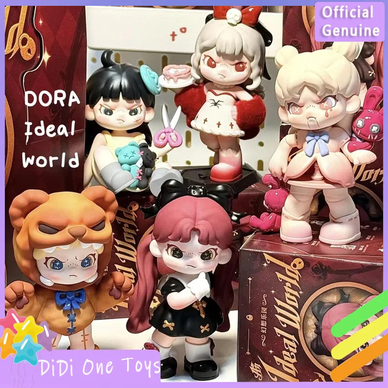 

New Genuine Dora 6 Generation Ideal World Series Blind Box Anime Cute Figure Surprise Guess Mystery Box Desktop Decora Toys gift