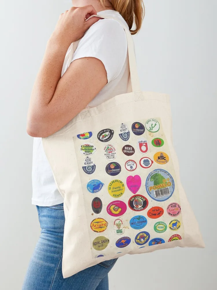 

fruit decals Tote Bag custom fabric bag Custom bag Women's tote canvas tote