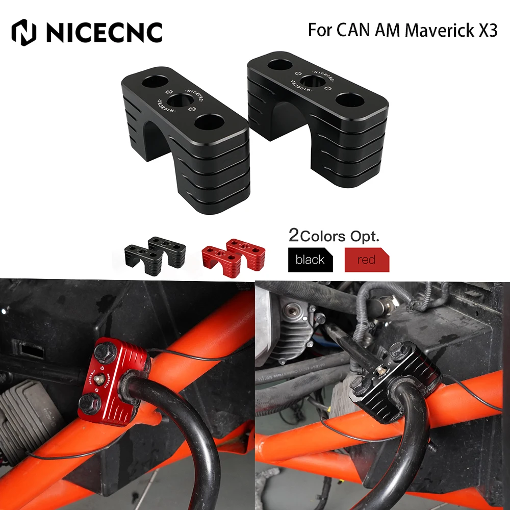 

For CAN AM Maverick X3 UTV Rear Sway Bar Clamp Mount Bracket Max R 4x4 XDS XMR XRC XRS Turbo DPS 2017-2024 2021 2020 UTV Parts