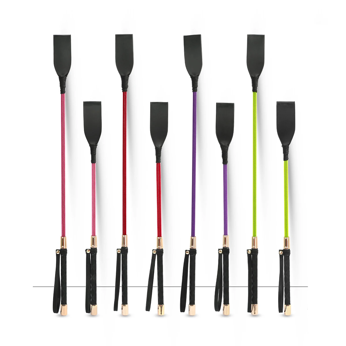 

45 см 59 см укороченный кнут из искусственной кожи для верховой езды с ручкой, элегантное весло для верховой езды на спине