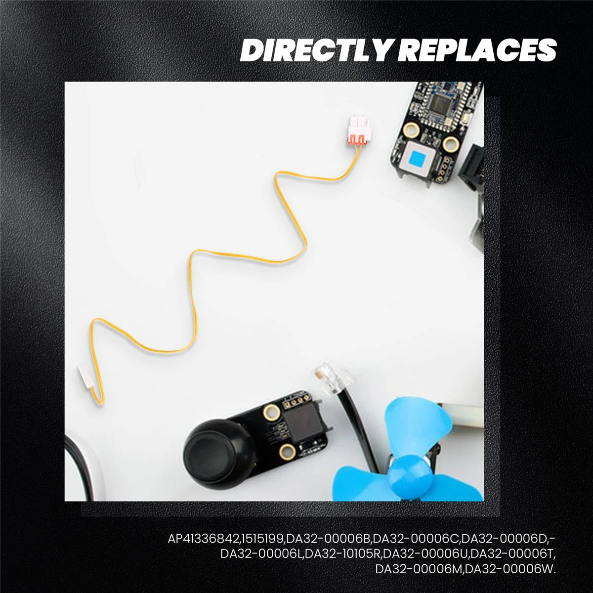 A39U 4Pcs DA32-00006W Refrigerator Defrost Temperature Sensor Replacement Thermostat for Samsung AP41336842 DA32-10105R