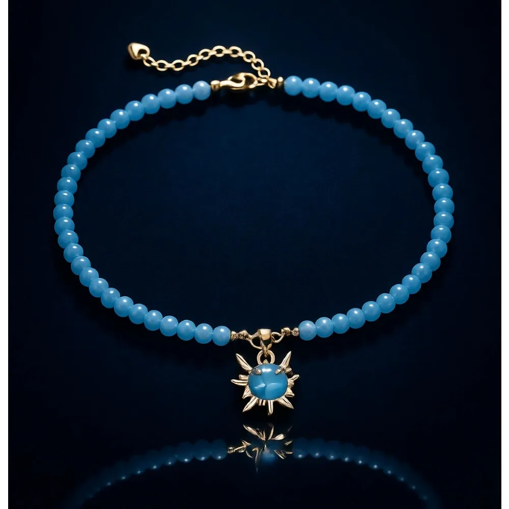 

Красочный бисерный чокер с камнями, ручной работы, летнее пляжное украшение для женщин