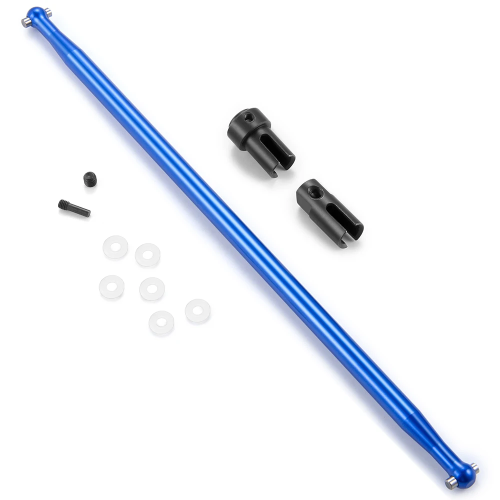 TRINOOD Metal Center Driveshaft Outdrives Dogbone & Joint Drive Cup for 1/10 Slash 4X4 4WD Rally RC Truck Upgrade Parts