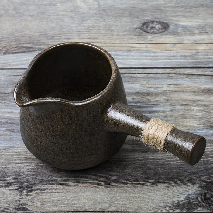 Japanese Style Restored Coarse Pottery Handmade Tea Set