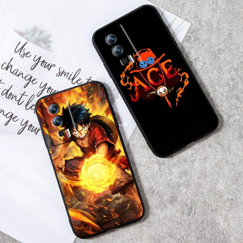 Cool Anime One P-Piece For Xiaomi Redmi 9A 9C 9AT 10C 9 9T 10 12C 13C 8 12 K60 A1 K50 K40 5G Black Funda Phone Case