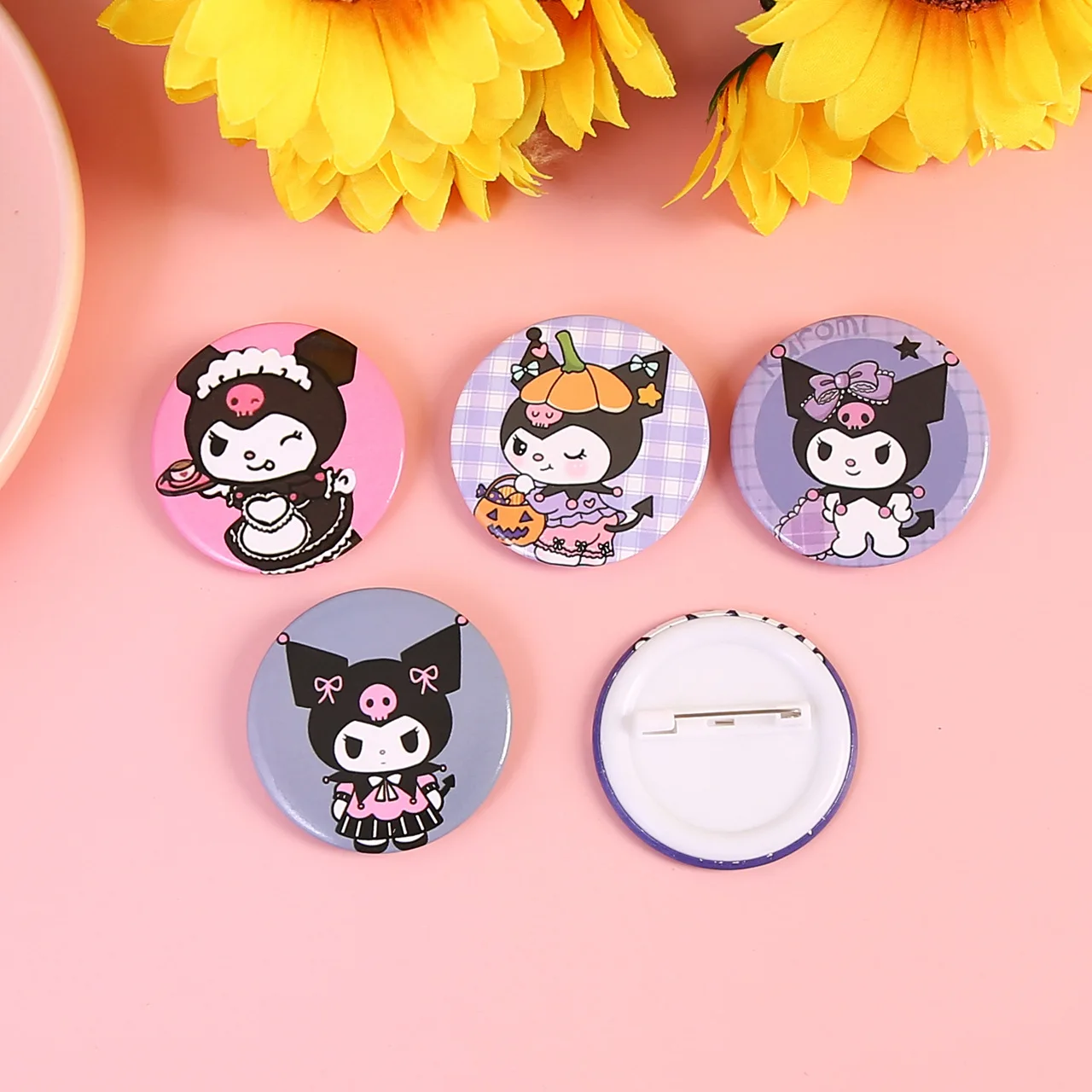 Sanrio Hello Kitty Cute Cartoon Brooch Melody Kuromi Pacha Dog Couple Cute Popular Badge Student Brooch Gift Free Shipping