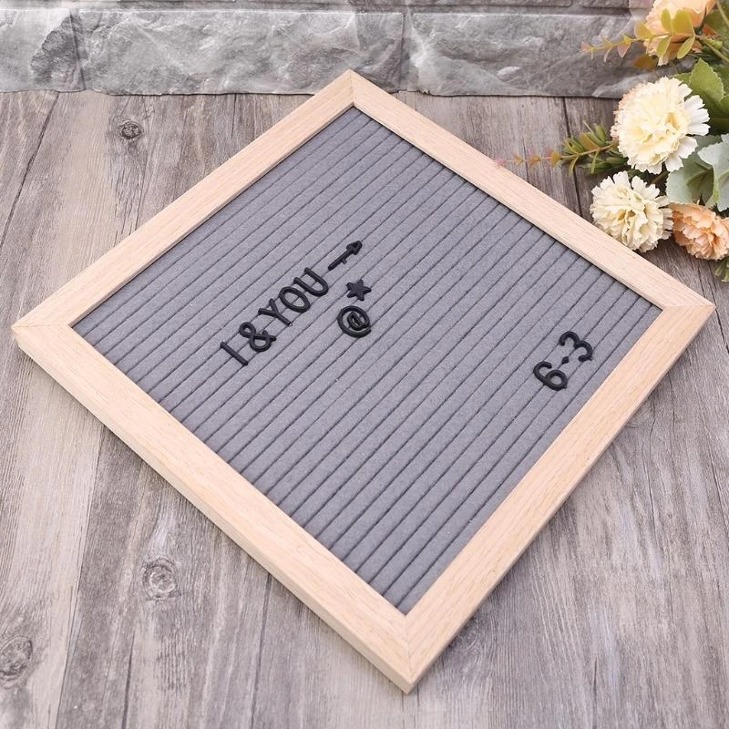HX6A 3/4 Inch Felt Board Letters and Pre-Cut Characters for Flet Letter Boards Includes Letters Numbers & Symbols for Office
