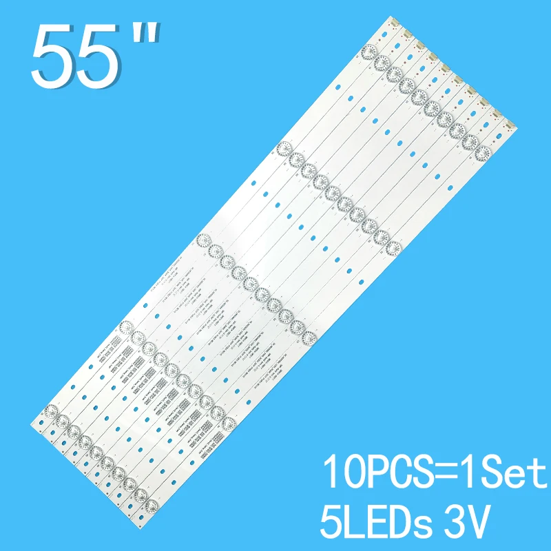 LED backlight strip for HD550DF-B52 SVH550AC3 SVH550AH9 55H5C 55h6b Sharp LC-55LB4 INSIGNIA NS-55D510NA17 TH-55CS400C