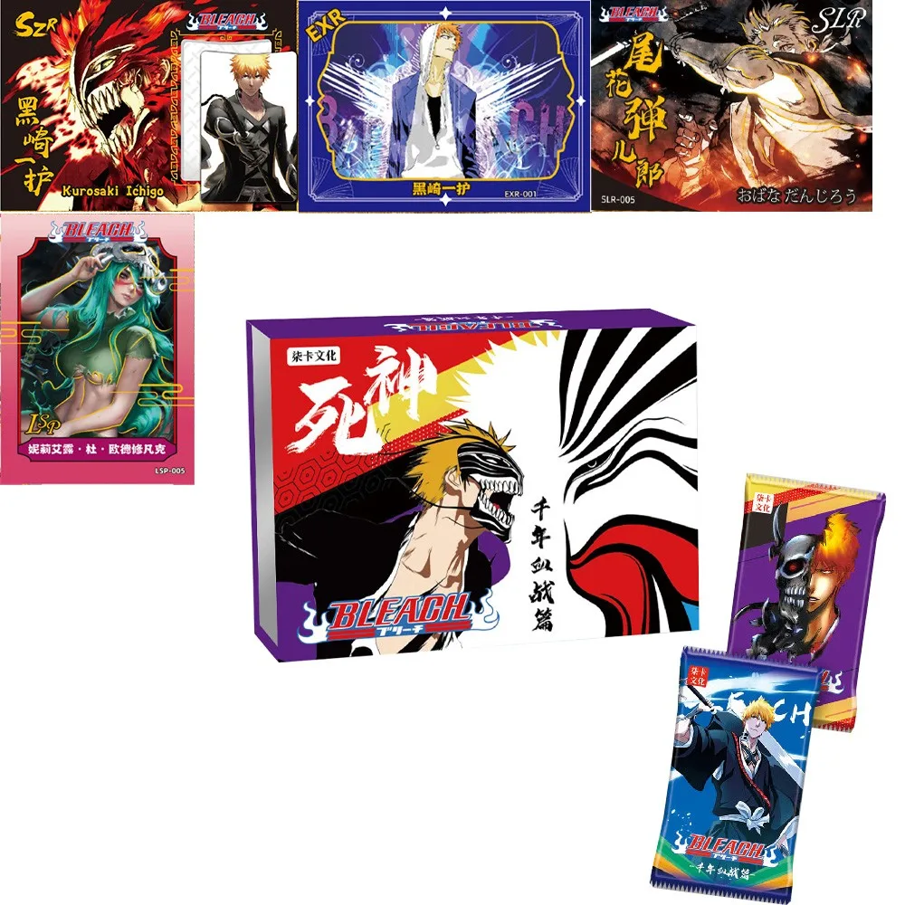 

New Bleach Collectible Cards Full Set Original Collection Anime Characters Anime Cartas Games Card Box Children Birthday Gift