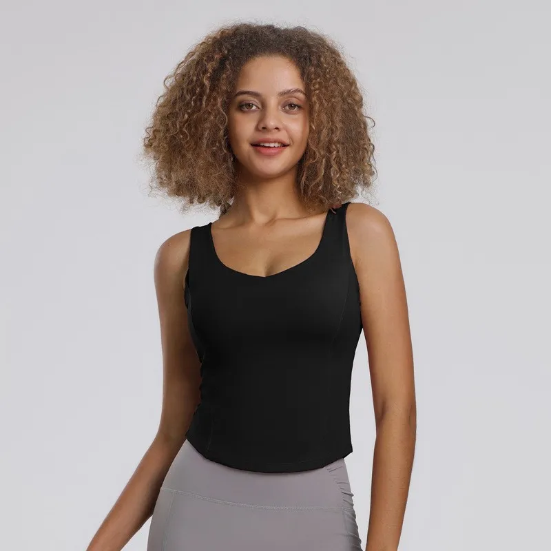 Women's Sexy Seamless Sports Bra Tube Top Sleeveless Streetwear Camisole Lingerie Tee Crop Vest for Fitness And Yoga image 4