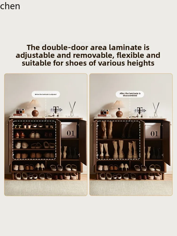 shoe cabinet household door storage cabinet integrated wall furniture