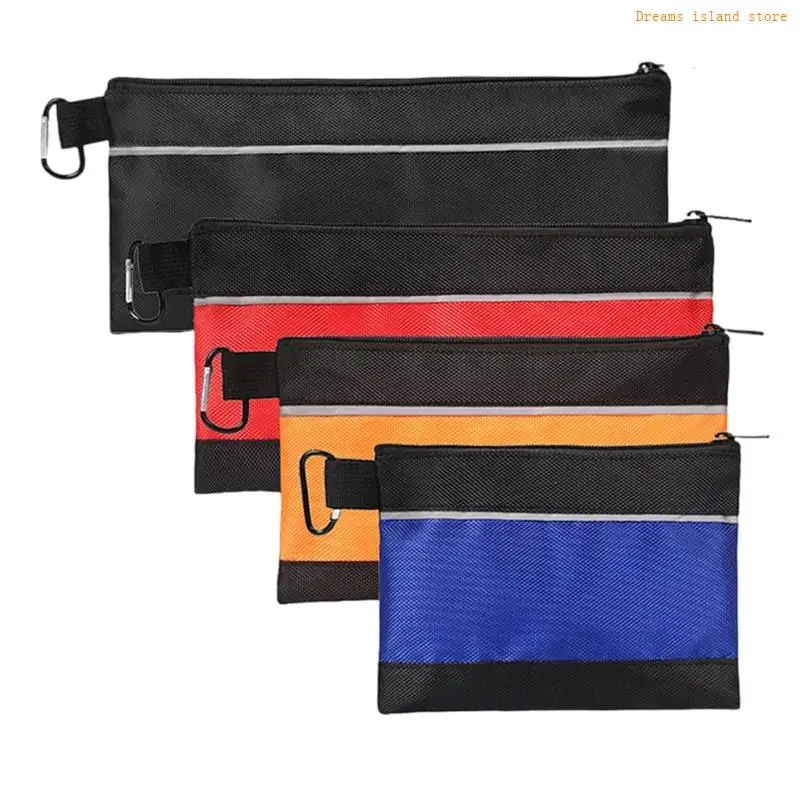 Bolsa ferramentas com zíper eletricista Oxford Pouco ferramentas à prova d'água para organizador ferramentas para e