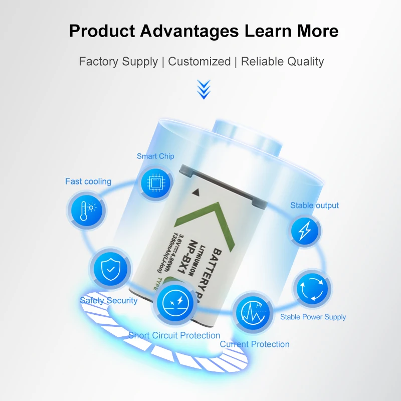 Аккумулятор NP-BX1 подходит для камеры Sony RX1R RX100M5 M4 M3 CX405 WX350