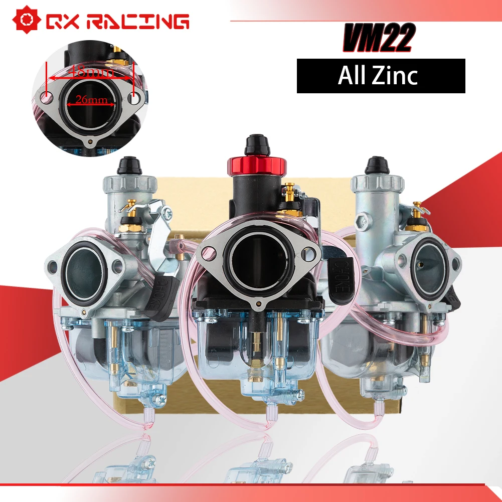 Motorcycle Carburetor All Zinc Carb 26mm Carb For Mikuni VM22 For 110 125 150 160 200 250cc Dirt Bike ATV Racing