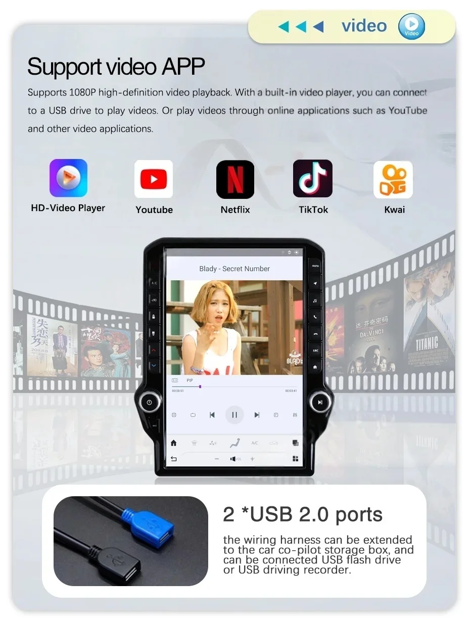 14.5 "شاشة عمودية 8 + 256G Android14 راديو السيارة ل دودج RAM1500 RAM 1500 2500 3500 2012-2018 مشغل ستيريو autoradio لتحديد المواقع نافي