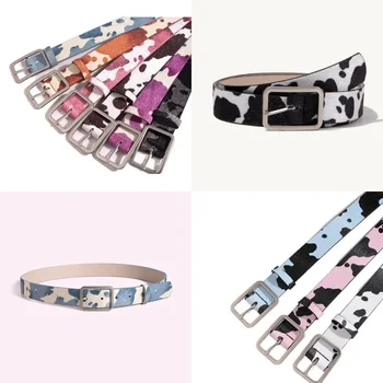 2023 neue kawalli Kuh Frauen gürtel Echt ledergürtel für Frauen weibliche Gold nadel Schnallen riemen Phantasie Vintage für Jeans Großhandel
