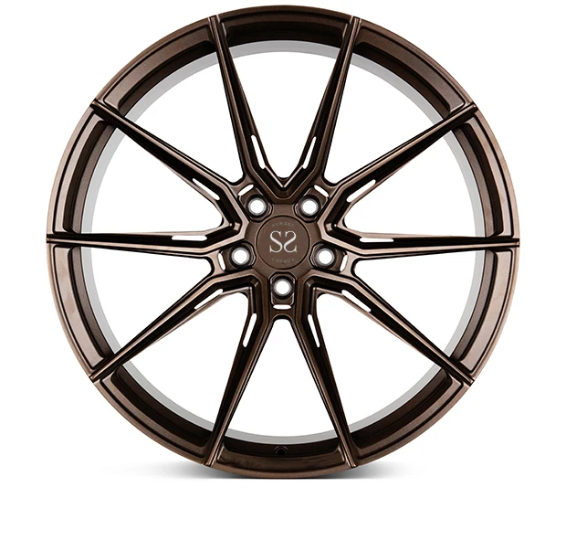 Monoblock 1 Piece Vossen Design Forged Rims 17 18 19 20 21 22 24inch Gloss Black For Luxury Car Wheels