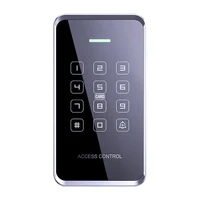 1000Users NFC Access Control Keypad Waterproof Backlight Touch Screen 125Khz+13.56Mhz RFID Proximity Card Password Unlock Reader 6