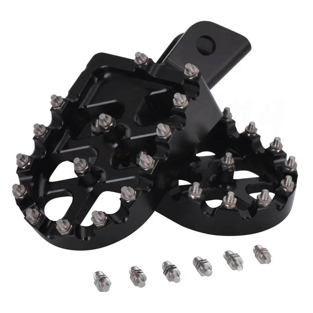 

Motorcycle Removeable Footpeg Footrest Foot Pegs Forged Aluminum For Kawasaki KLX110 2002-2023 KLX110L 2010-2023 KX60 1988-2003