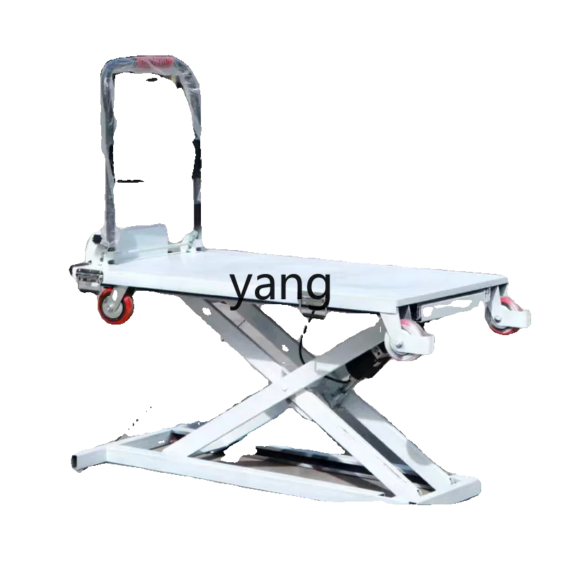 

YJQ electric hydraulic lifting trolley small portable truck moving artifact