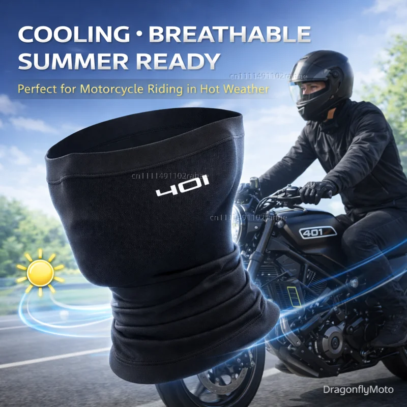

For Husqvarna Svartpilen 401 Vitpilen Svartpilen401 Motorcycle Windproof Summer Cycling Face Cover Neck Tube Breathable Custom