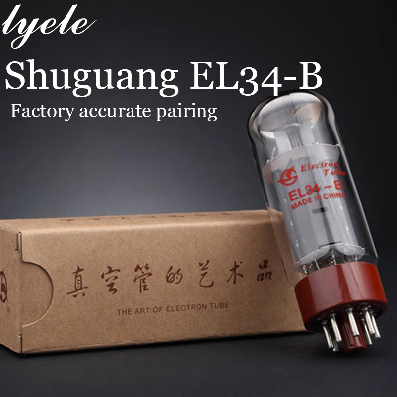 

Shuguang EL34-B Vacuum Tube Instead of 6CA7/KT77 Electronic Tube Original Precision Pairing for Amplifier