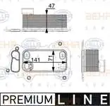 Store code: 8MO376747-421 for engine oil cooler N47 E81 e882 E88 E90 E82 E88 E90 E92 E84