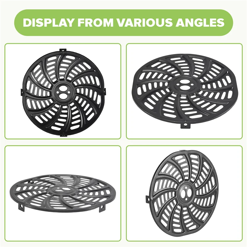 N98R مقلاة هوائية صينية شواء لـ Gourmia GAF698/GAF686 6QT مقلاة هوائية غير لاصقة مقلاة شواء طبق هش آمن للاستخدام في غسالة الأطباق