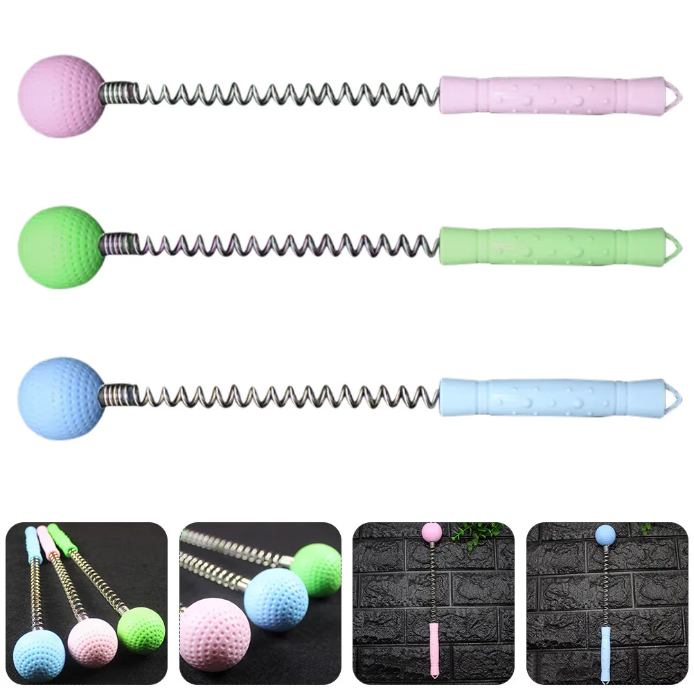 3pcs held Body Massager Golf Ball Design Back Legs Shoulder Neck Knocker Home Massage Knocking Hammer Use