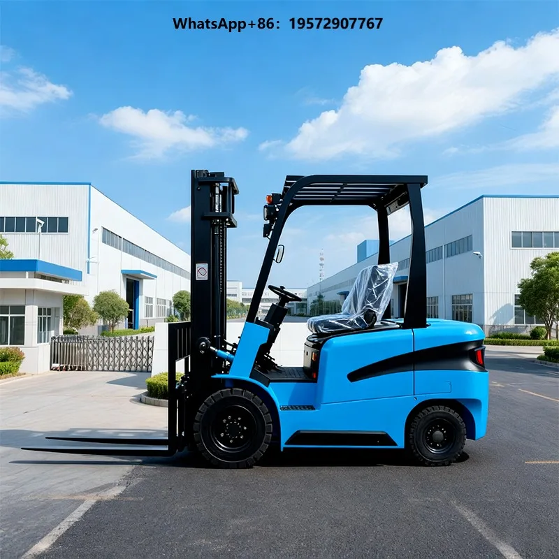 Heavy Duty 3 Ton Electric Forklift 3m 4.5m 6m Lifting Height Forklift Electric Truck with Side Shifter and Solid Tires