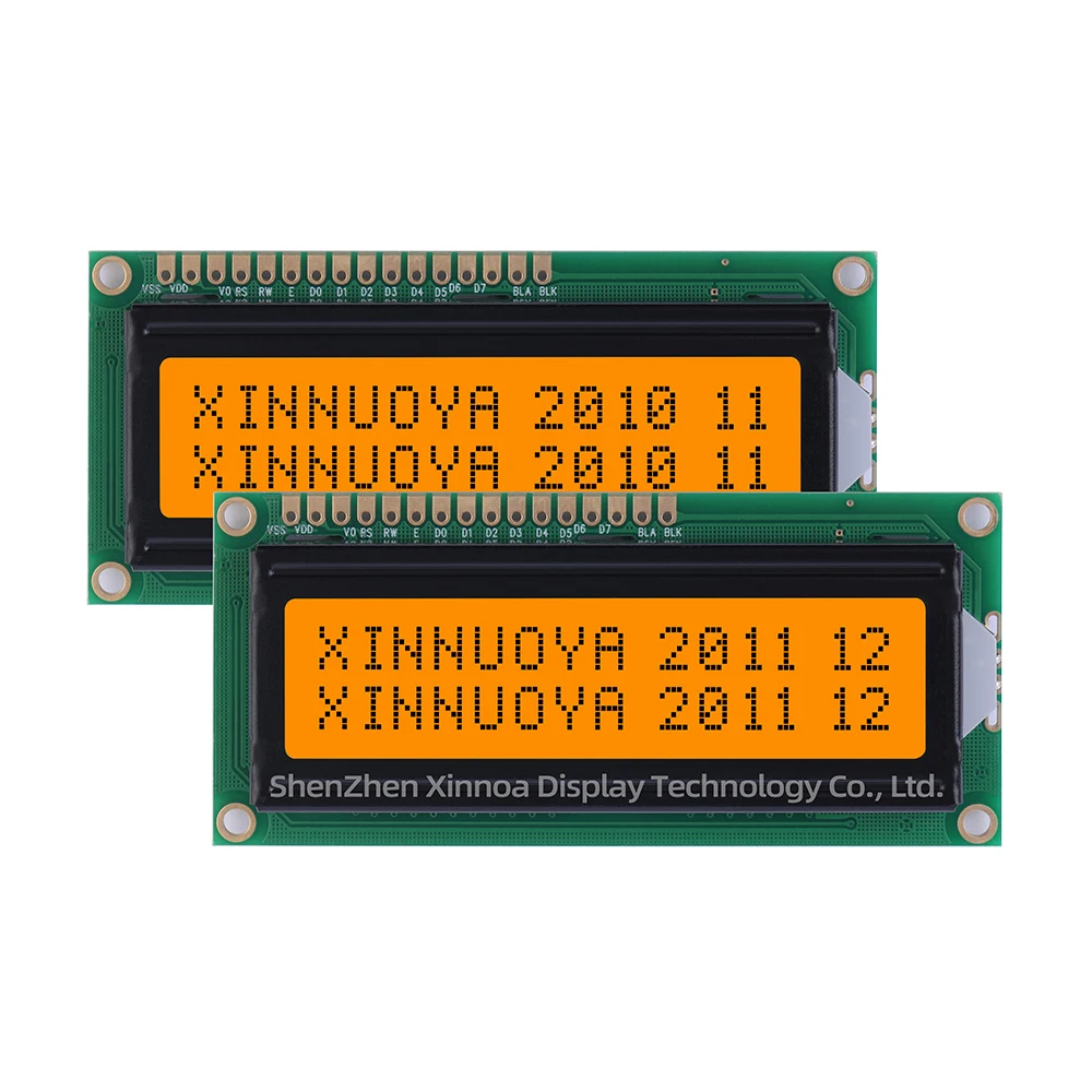 Source Manufacturer 1602W Character Screen Blue Film Lcd Display Module 64.5 * 16Mm Large Window Voltage 5V 3.3V