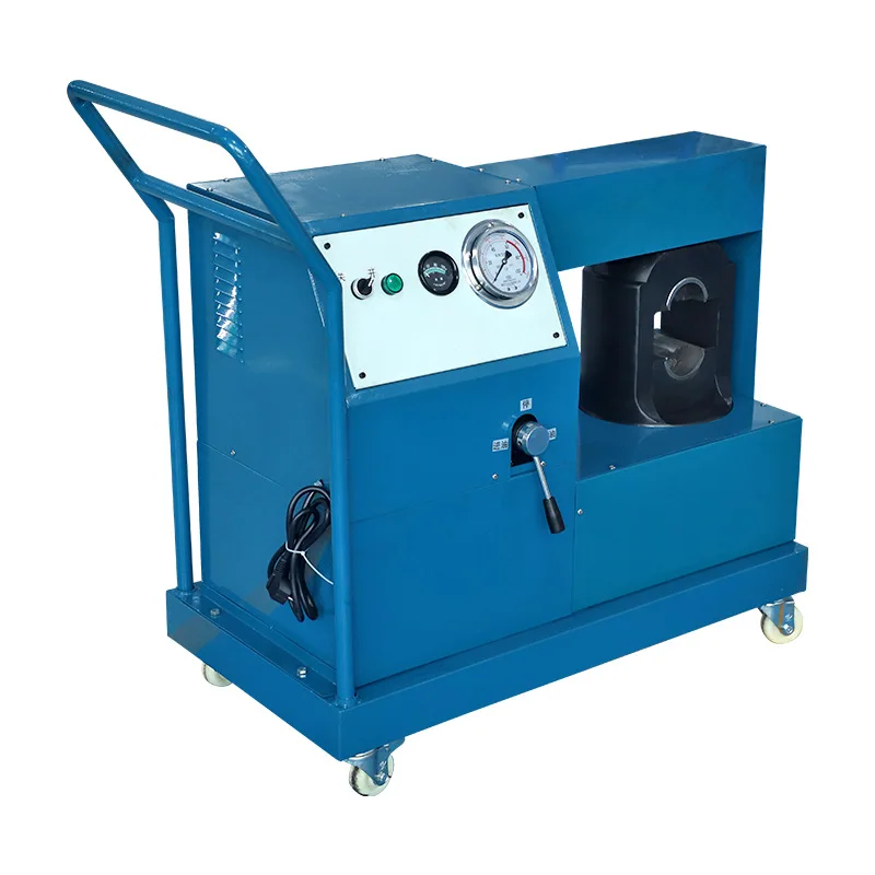 Wire rope pressing machine 200 tons hydraulic electric nylon rope aluminum sleeve eight-character buckle