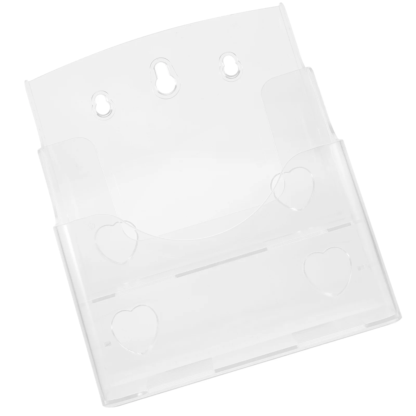 

Acrylic Desktop Folding Rack Display Shelf Stand Magazine Organizer Flyer Holder Paper
