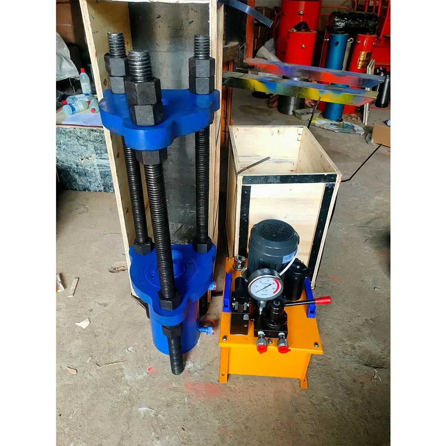 100T/120T/150T portable hydraulic track link pin press Crawler  disassembling machine  for sale