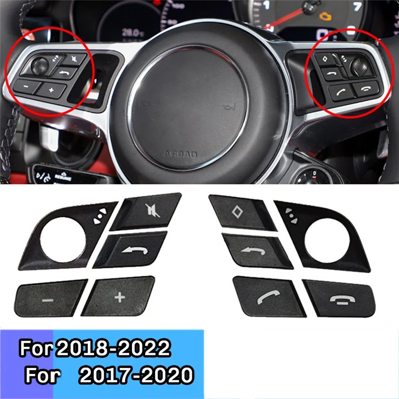 Для Porsche Cayenne 18-22 для Porsche Panamera 17-20, автомобильный руль, многофункциональная кнопка переключения громкости и телефона-T61C