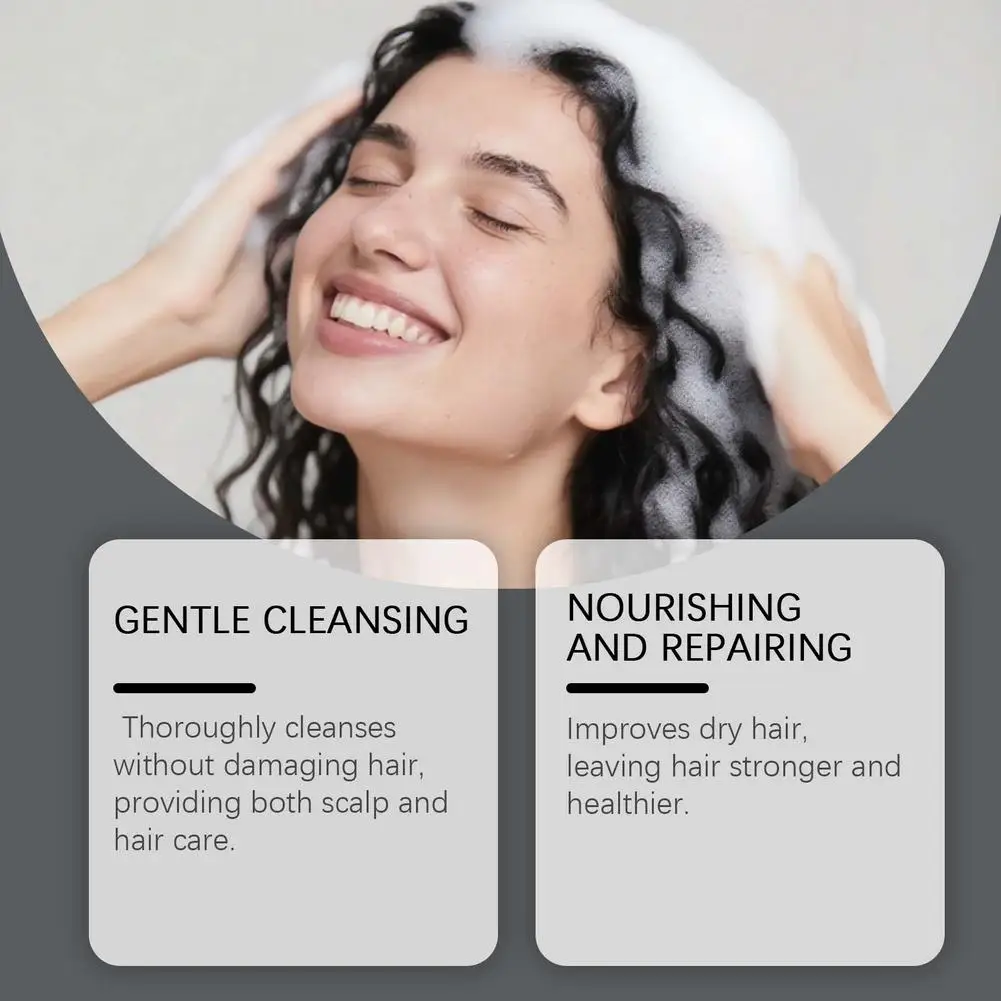 شامبو مغذي لإكليل الجبل لتلف الشعر، تنظيف عميق لزيت فروة الرأس، التحكم في النمو، شامبو تكثيف الجذور