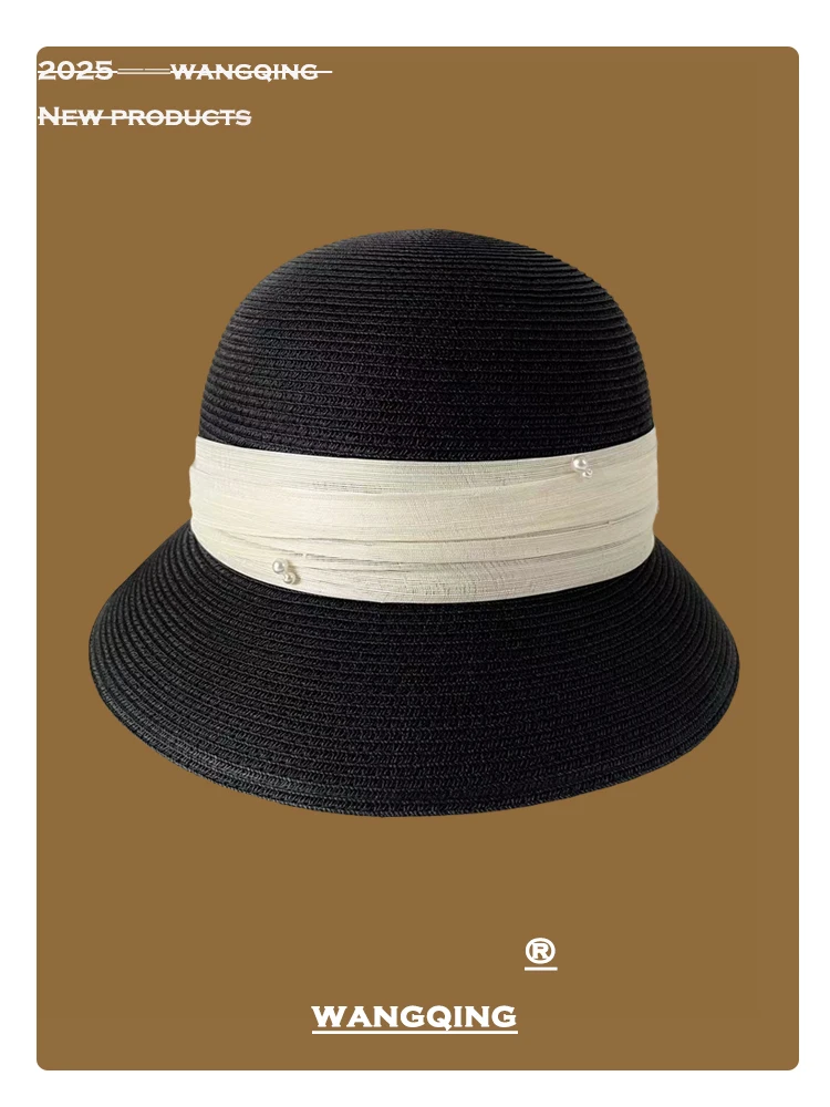 chapeau-de-paille-elegant-pour-femme-style-vintage-hepburn-avec-bandeau-protection-solaire-respirant-a-large-bord-ideal-pour-la-plage-et-les-voyages